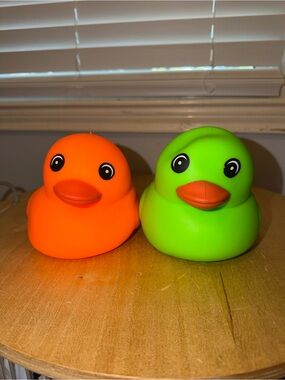 Halloween Squeezy Rubber Duck Bundle of 2 | Orange & Green 🎃🦆